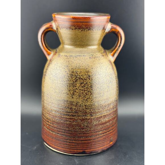 Vintage Hosley Pottery Two-Handle Urn Vase - Picture 1 of 9